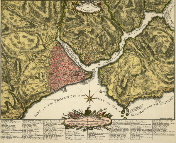 Constantinople , Map de Lempereur