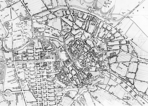 Berlin, town map 1832 de Magenhöfer