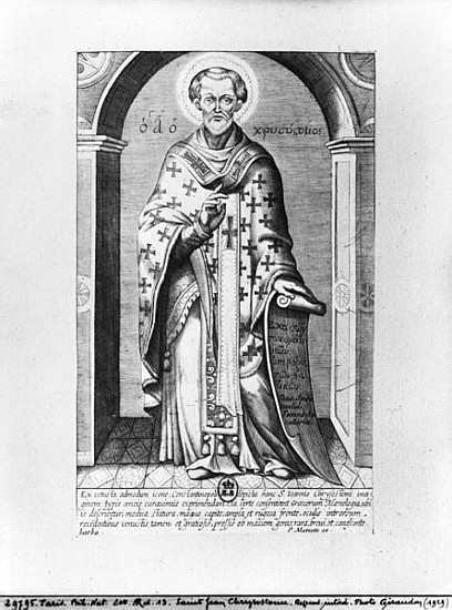 Saint John Chrysostome, 17th century de Mariette P.