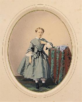 Portrait of Madeleine de Malaret, one of the Petites Filles Modeles of the Countess de Segur (colour