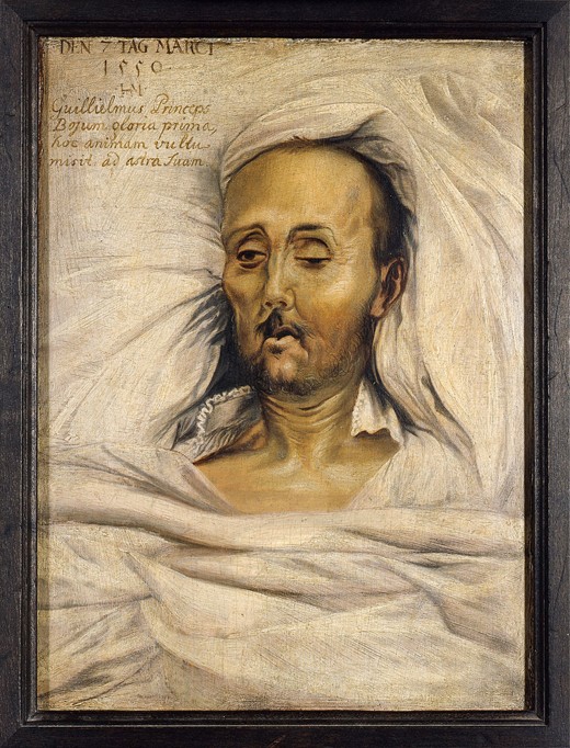 Duke William V of Bavaria on his deathbed de Mielich