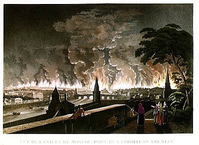 Fire in Moscow, September 1812. ; engraved by Gibele, 1816 de Notoff