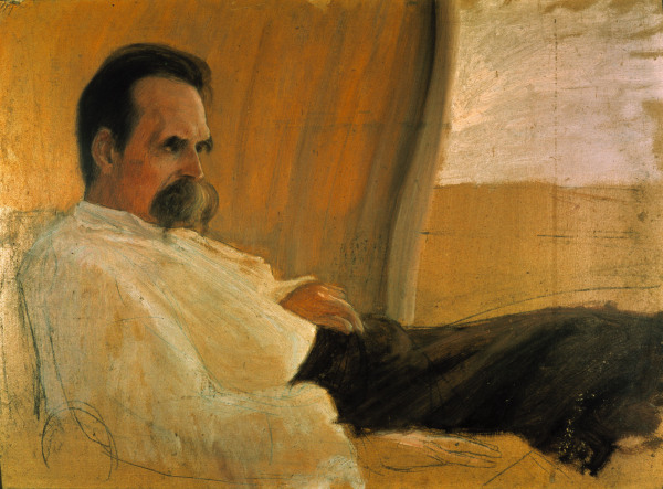 Nietzsche on his Sick-Bed , Olde de Olde