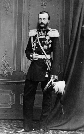 Portrait of Grand Duke Michael Nikolaevich of Russia, from the studio of E. Westly & Co. de Russian Photographer