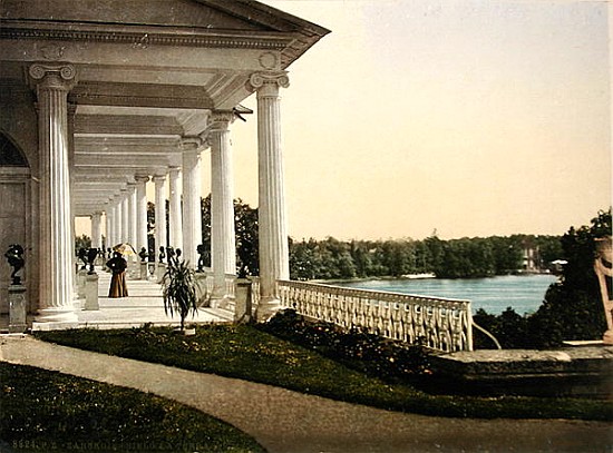 Vintage postcard of the Terrace at Tsarskoye Selo, 1890s de Russian Photographer