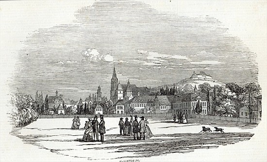 Coburg; engraved by W.J. Linton, from ''The Illustrated London News'', 13th September 1845 de Saxe-Coburg