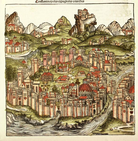 Constantinople , from:Schedel de Schedel