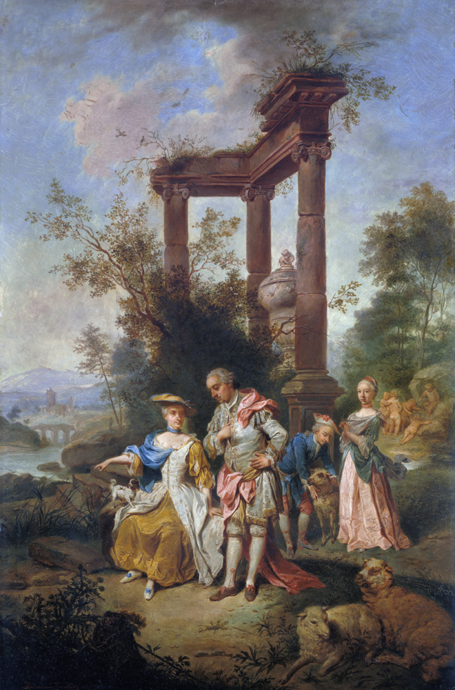 The Goethe Family in Arcadian Dress de Seekatz
