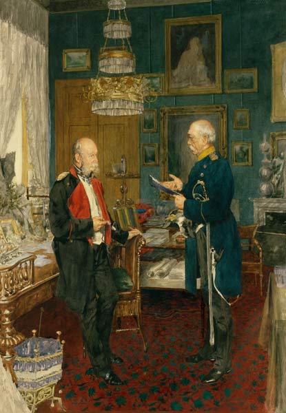 Bismarck with Wilhelm I de Siemenroth