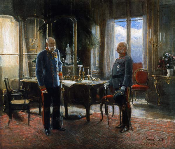 Franz Joseph & Archduke Friedrich de Temple