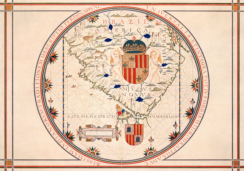 Map of South America de Vaz-Dourado
