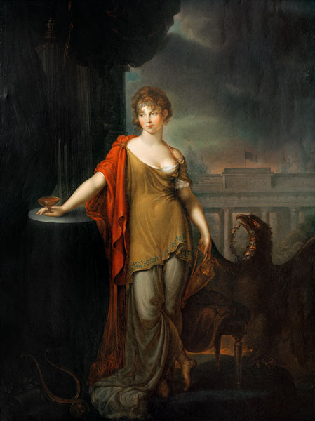 Queen Louise as Hebe de Wach