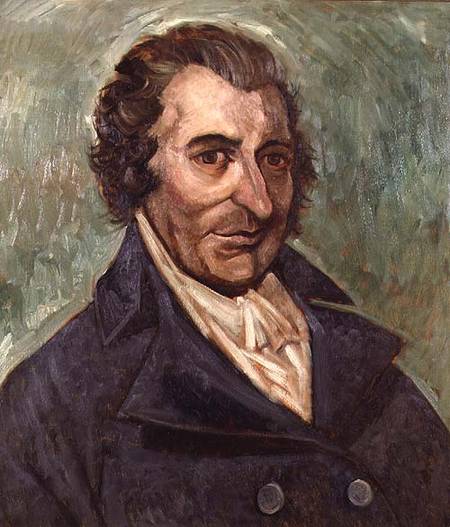 Portrait of Thomas Paine (1737-1809) de A. Easton