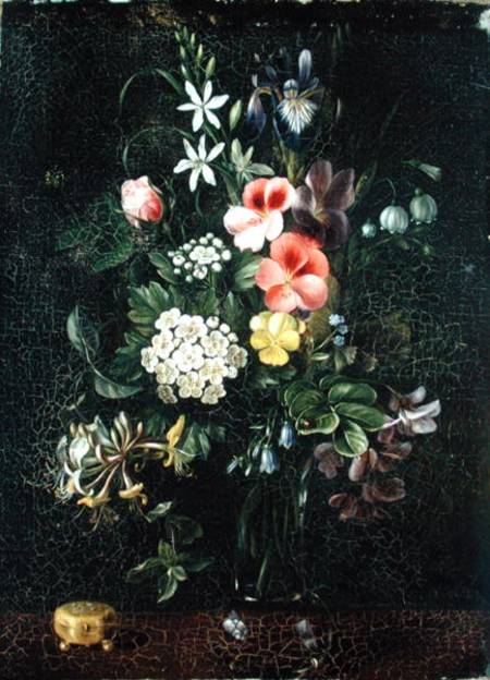 Vase of Flowers de A. Viedebant