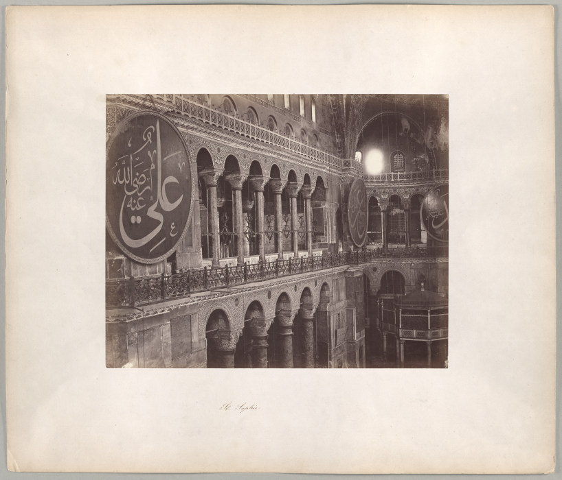 Constantinople: Interior of the Hagia Sophia de Abdullah Frères