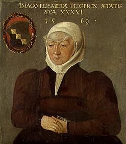 Retrato de Elisabeth Peyer de Schaffhausen de Abel Stimmer