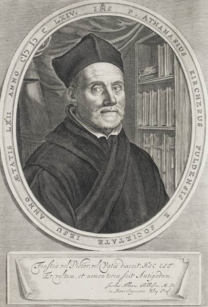 Portrait of Athanasius Kircher (1602-1680) de Abraham Bloemaert