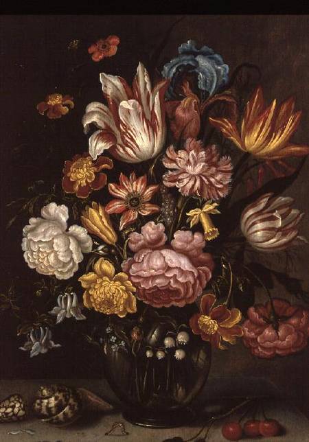 Still Life of Flowers in an Ovoid Vase de Abraham Bosschaert