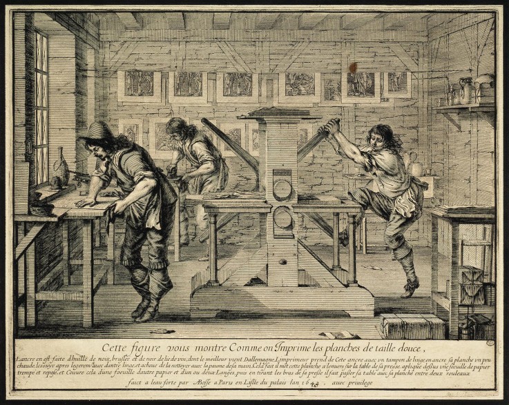 Workshop of an Engraver de Abraham Bosse