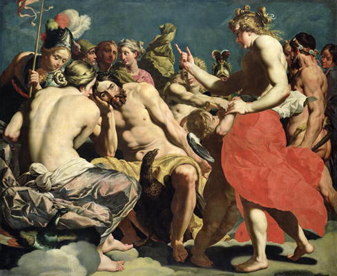 The Gods of Olympus (oil on canvas) de Abraham Janssens van Nuyssen