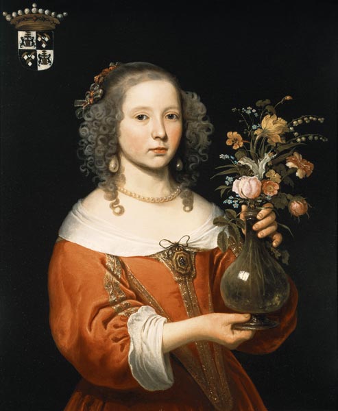 Portrait of a Young Girl de Abraham Lamberts Jacobsz van den Tempel