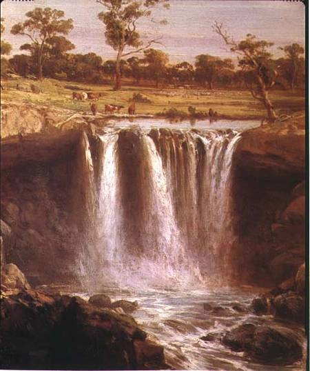 Falls on the Wannon, Australia de Abraham-Louis Buvelot