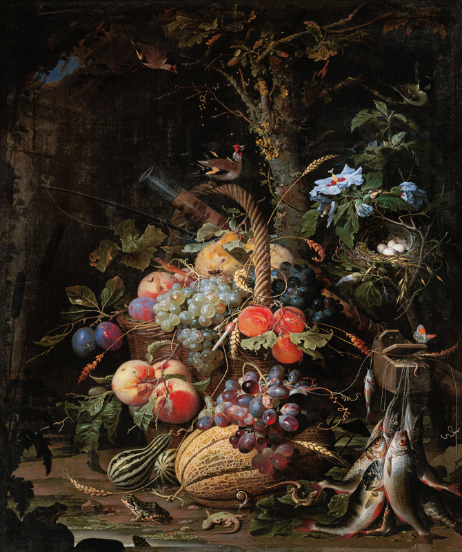 Der Früchtekorb. de Abraham Mignon