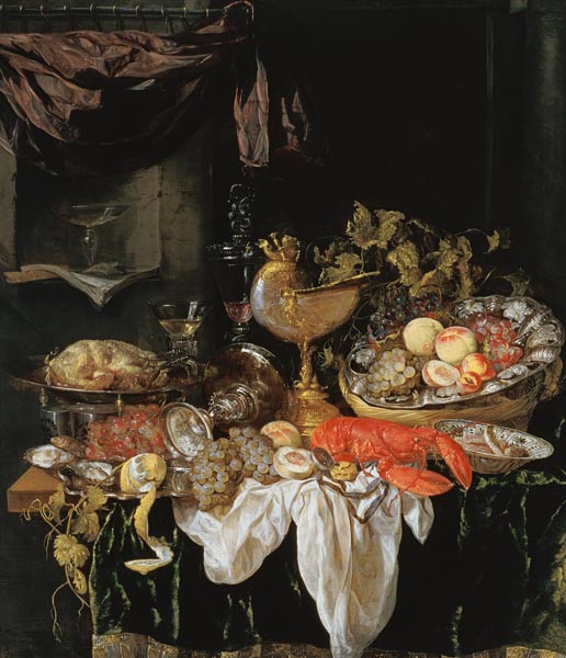 Still Life with Fruit de Abraham van Beyeren