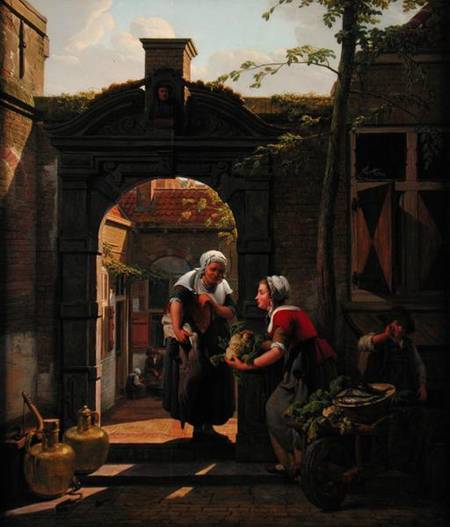 The Market Woman de Abraham van Strij