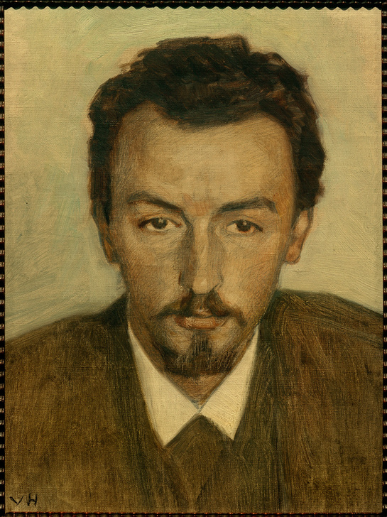 Porträt des Malers Vilhelm Hammershöi de Achen Georg