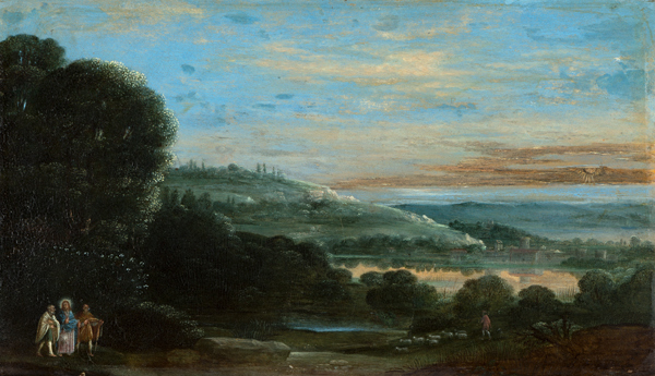 Landscape with the Walk to Emmaus de Adam Elsheimer