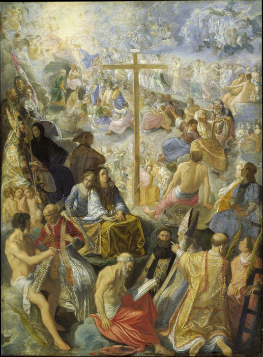 The Frankfurt Altarpiece of the Exaltation of the True Cross de Adam Elsheimer