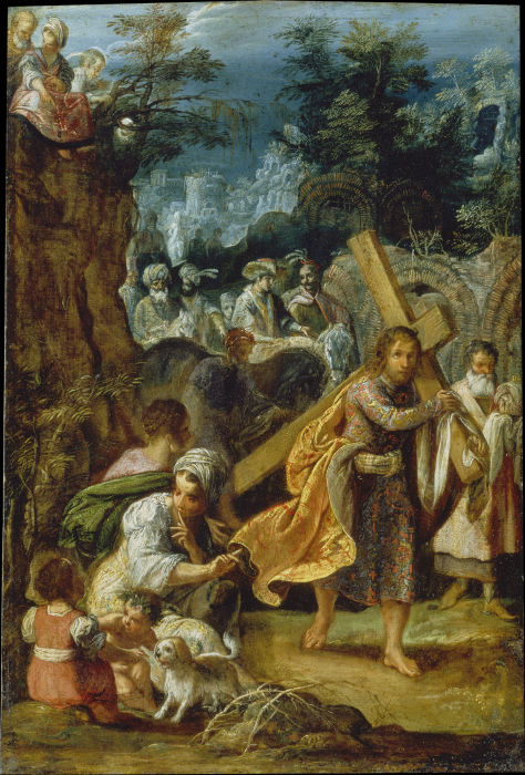The Frankfurt Altarpiece of the Exaltation of the True Cross:
Emperor Heraclius’ Entry into Jerusale de Adam Elsheimer