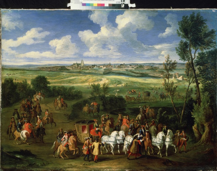 The Royal Convoy de Adam Frans van der Meulen
