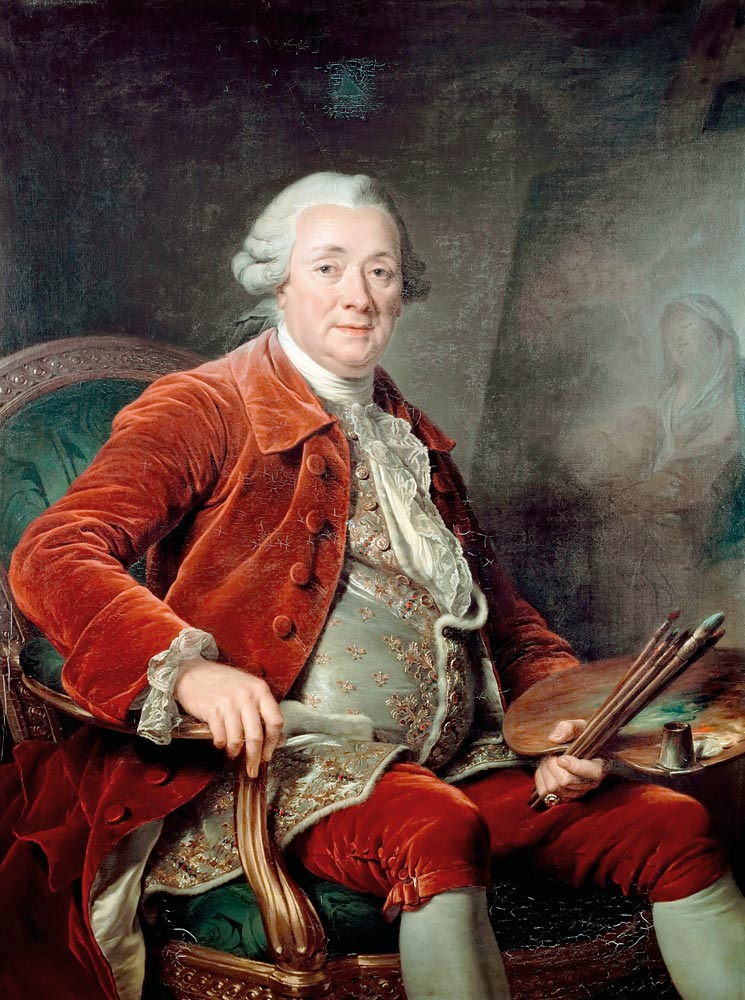 Portrait of Charles-Amédée-Philippe van Loo de Adélaide Labille-Guiard