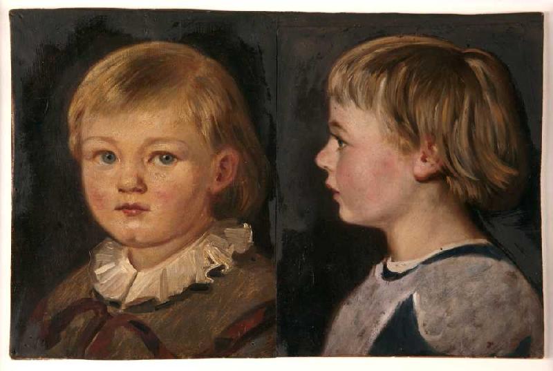 Zwei Kinderbildnisse, Harald Friedrich de Adolf Friedrich