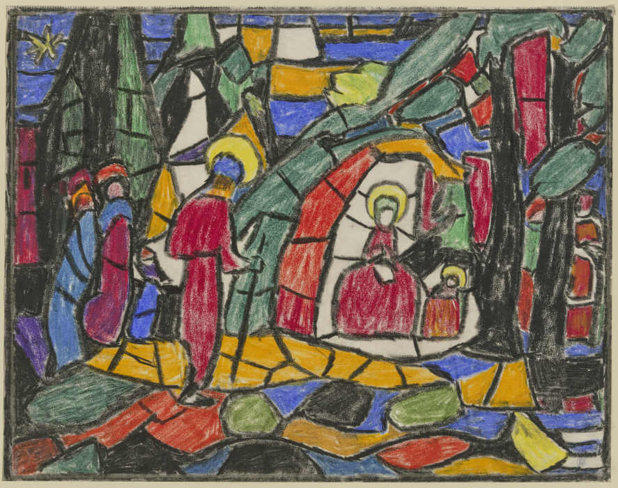 The Nativity de Adolf Hölzel
