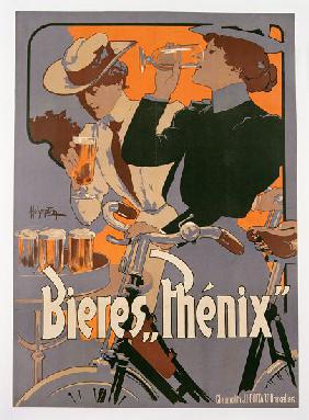 Poster advertising Phenix beer