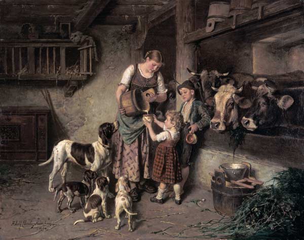 Fresh milk. de Adolph Eberle
