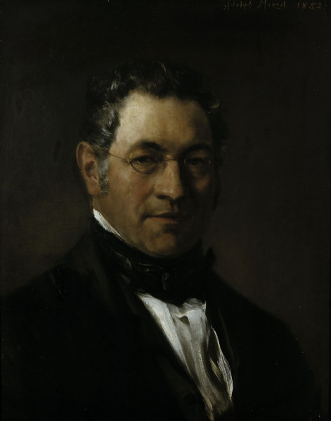 A.Menzel, Bildnis eines Herrn/ 1854 de Adolph Friedrich Erdmann von Menzel