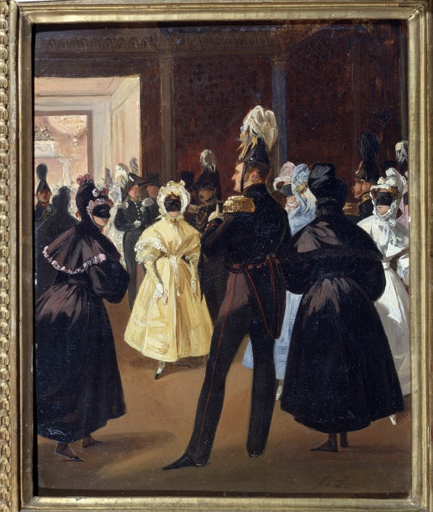 Emperor Alexander I. at the Masquerade Ball de Adolphe Ladurner