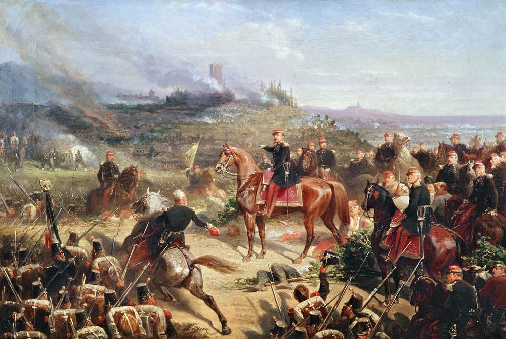 Battle of Solferino, 24th June 1859 de Adolphe Yvon