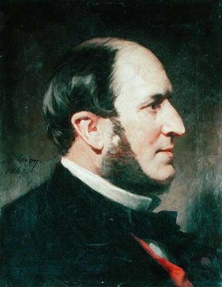 Baron Georges Eugene Haussmann (1809-91) de Adolphe Yvon