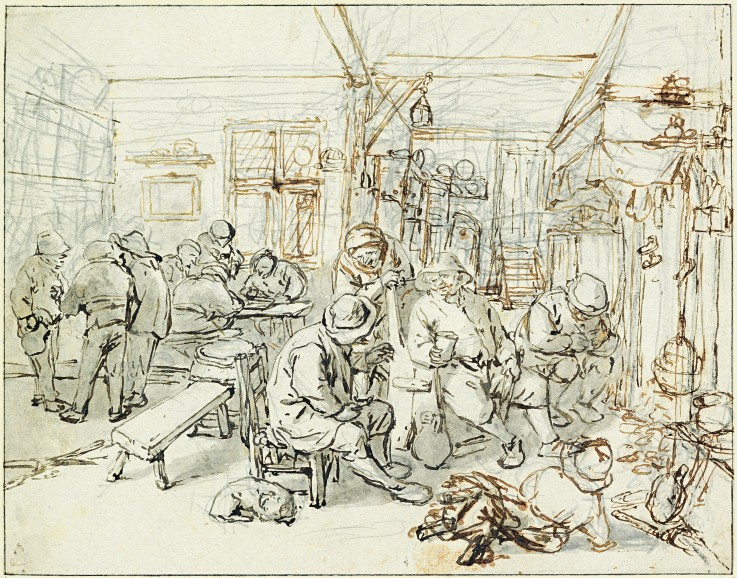 Company of Peasants in a Tavern de Adriaen Jansz van Ostade