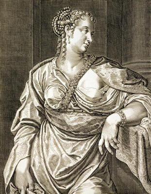 Agrippina wife of Tiberius (engraving) de Aegidius Sadeler or Saedeler