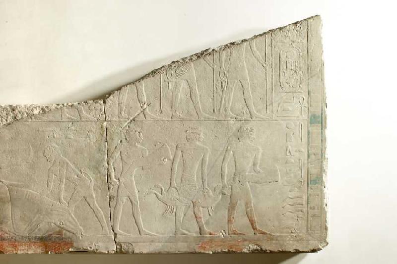 Relief aus dem Totentempel des Königs Sahure (rechter Teil) de Ägyptisch