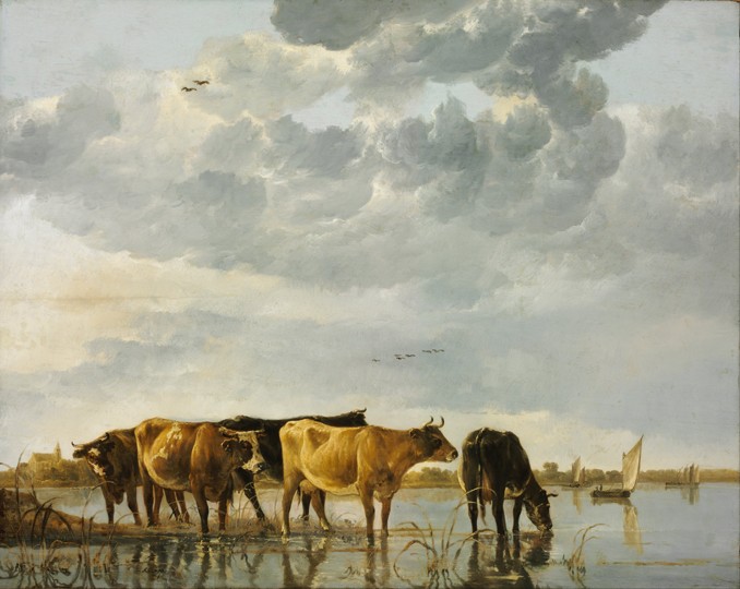 Cows in a River de Aelbert Cuyp