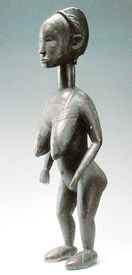 Baga Standing Female Figure from Guinea de African
