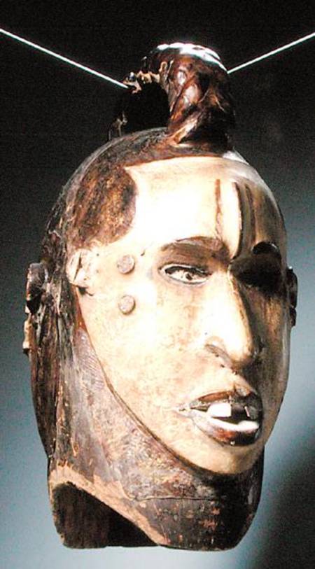 Double-Faced Helmet Mask, Ejagham Culture, from Nigeria or Cameroon de African