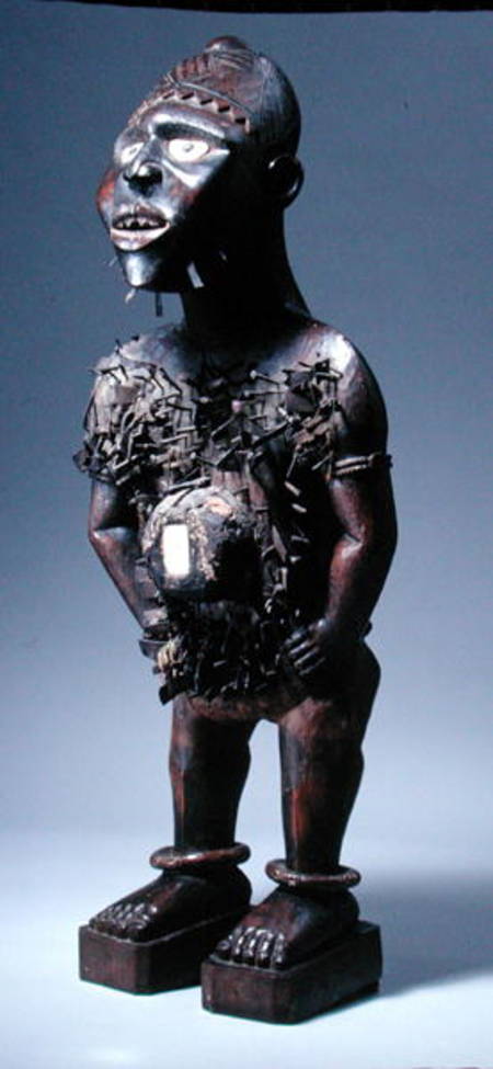 Mangaaka Figure, Kongo Culture, from Cabinda Region, Democratic Republic of Congo or Angola de African